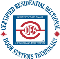 IDEA Certified Residential Sectional Door Systems Technician